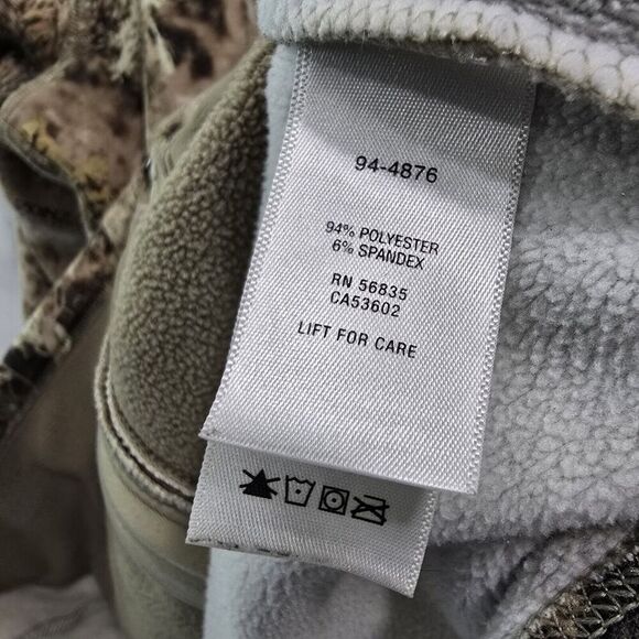 Cabelas Hoodie Womens Medium Camo Zone Western Zip Sweatshirt Jacket Grassland - Picture 9 of 12